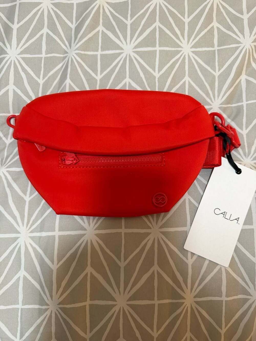 CALIA Journey Neoprene Belt Bag Fresh Red